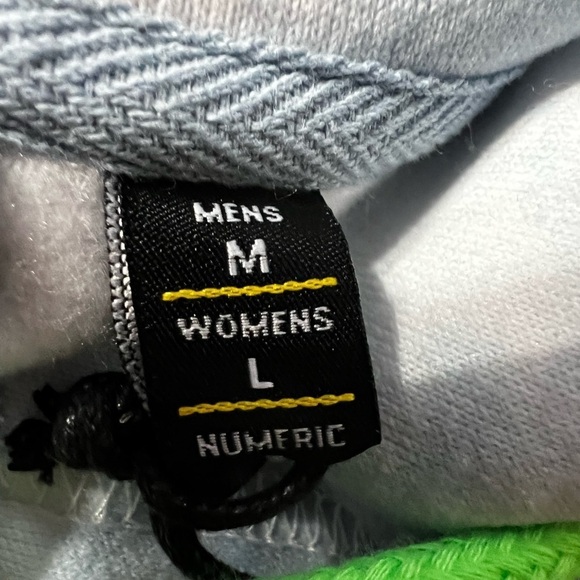 NWT-WESC 90's Mike Cloud Hoodie Blue Drawstring, Unisex - Picture 8 of 9